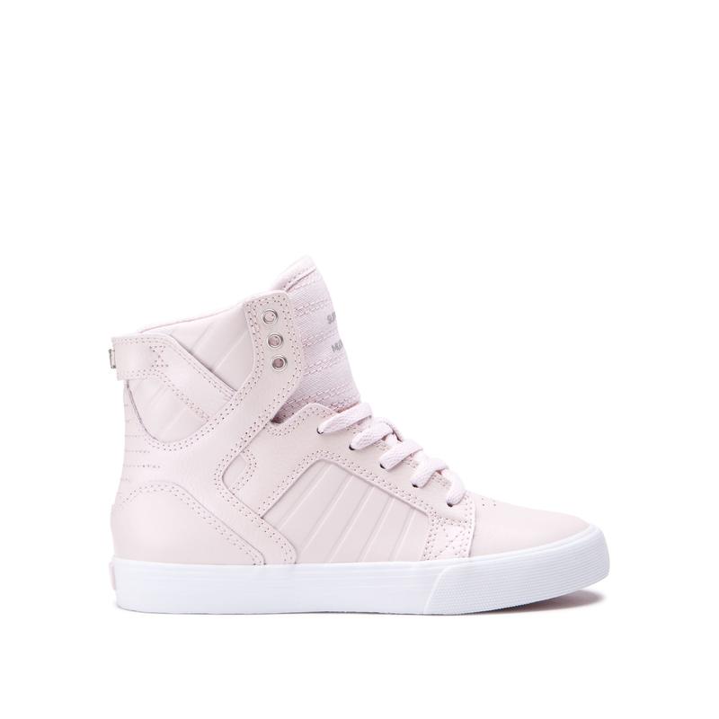 Buty Supra SKYTOP - Sneakersy Wysokie Dziecięce - Różowe (ENZO-91452)